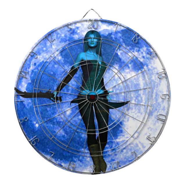 Blue Måne Warrior Darttavla (Framsidan)