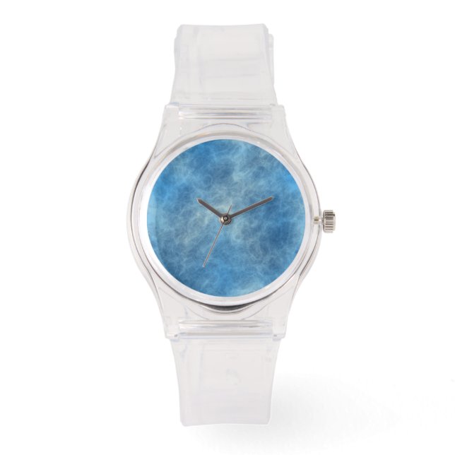 Blue Marble Abstrakt Armbandsur (Framsida)