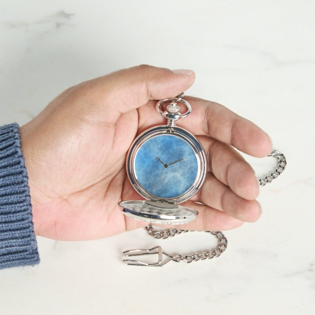 Blue Marble Abstrakt Armbandsur (Hand)