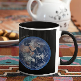 Blue Marble Earth, 2014 Satellite Photograph Mugg