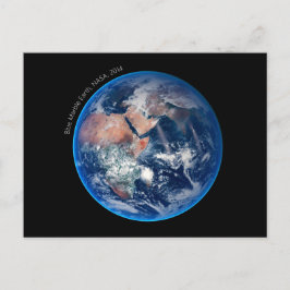 Blue Marble Earth, 2014 Satellite Photograph Vykort