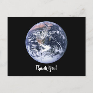 Blue Marble Earth Tack Vykort