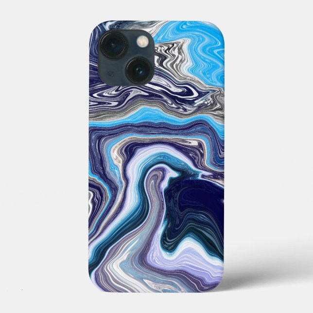 Blue Marble Fluid Art (Baksida)