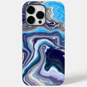 Blue Marble Fluid Art