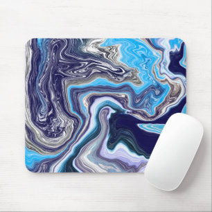 Blue Marble Fluid Art Musmatta