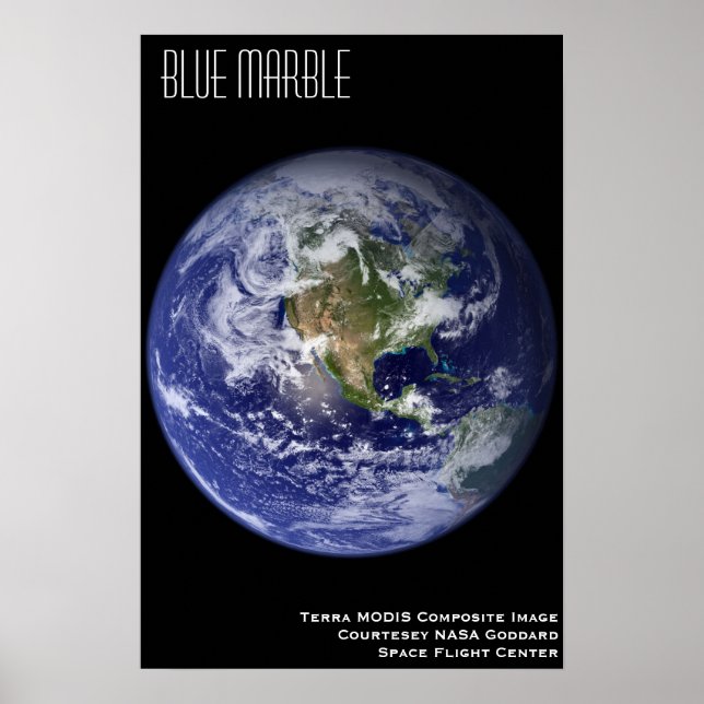 Blue Marble Poster (Framsidan)