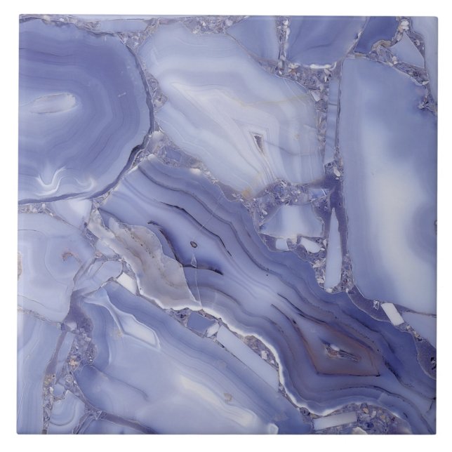 Blue Marble Stil Modern Ceramic Tile Kakelplatta (Framsidan)