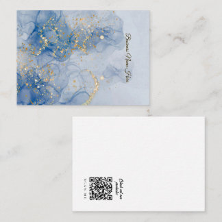 Blue Marble Store Earring Display Card Visitkort