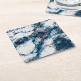 Blue Marble Underlägg Papper Kvadrat
