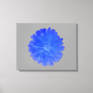 Blue Marigold Kanvastryck