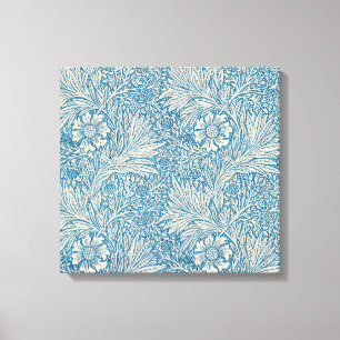 Blue Marigolds (av William Morris) Canvastryck