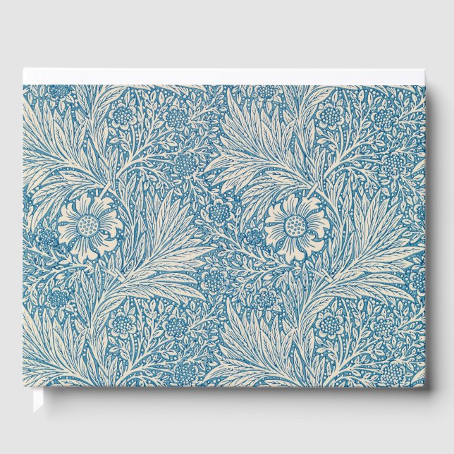 Blue Marigolds (av William Morris) Gästböcker (Framsida)