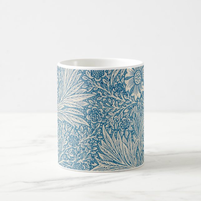 Blue Marigolds (av William Morris) Kaffemugg (Center)