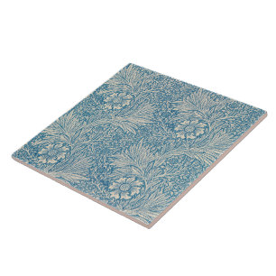 Blue Marigolds (av William Morris) Kakelplatta