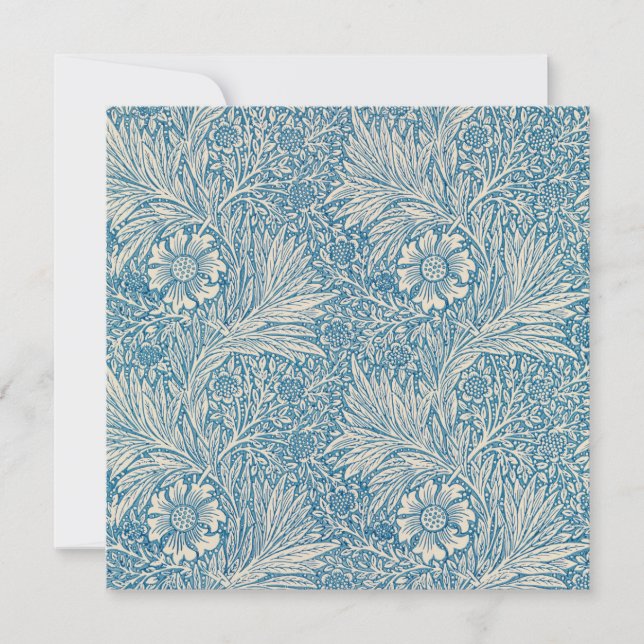 Blue Marigolds (av William Morris) Kort (Framsida)