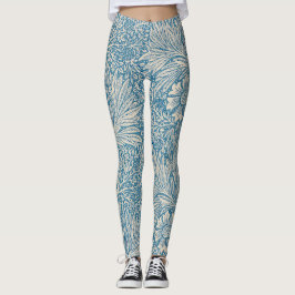 Blue Marigolds (av William Morris) Leggings