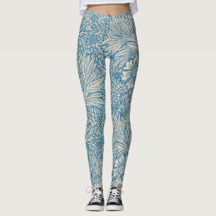 Blue Marigolds (av William Morris) Leggings