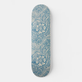 Blue Marigolds (av William Morris) Mini Skateboard Bräda 18,5 Cm