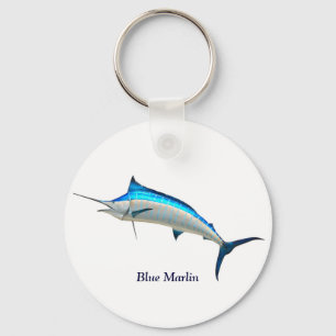 Blue Marlin Game Fish Nyckelring