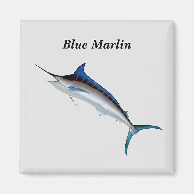 Blue Marlin Magnet (Framsidan)