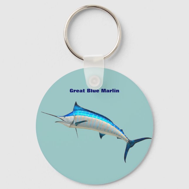 Blue Marlin Nyckelring (Framsida)