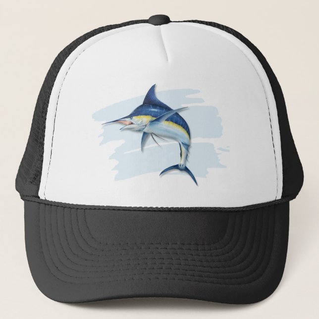 Blue Marlin Trucker's Hat Truckerkeps (Framsida)
