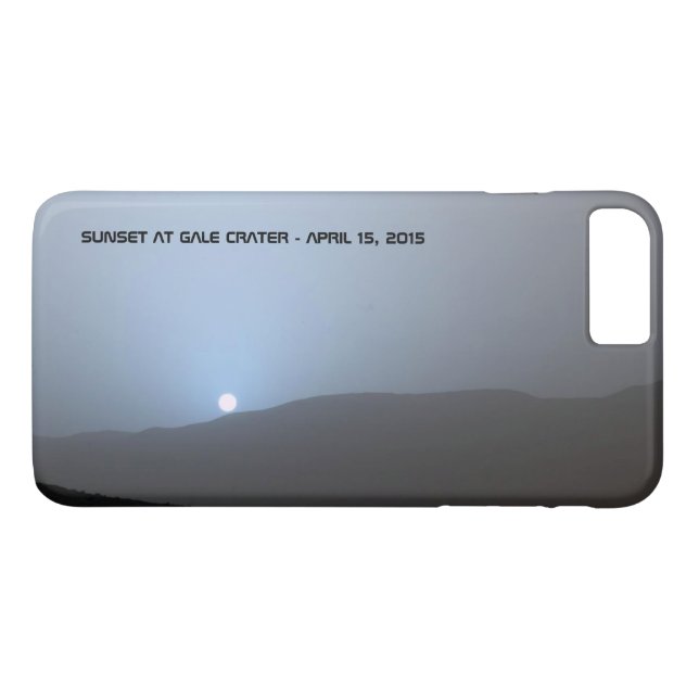Blue Martian Sunset Case-Mate iPhone Skal (Baksida (horisontal))