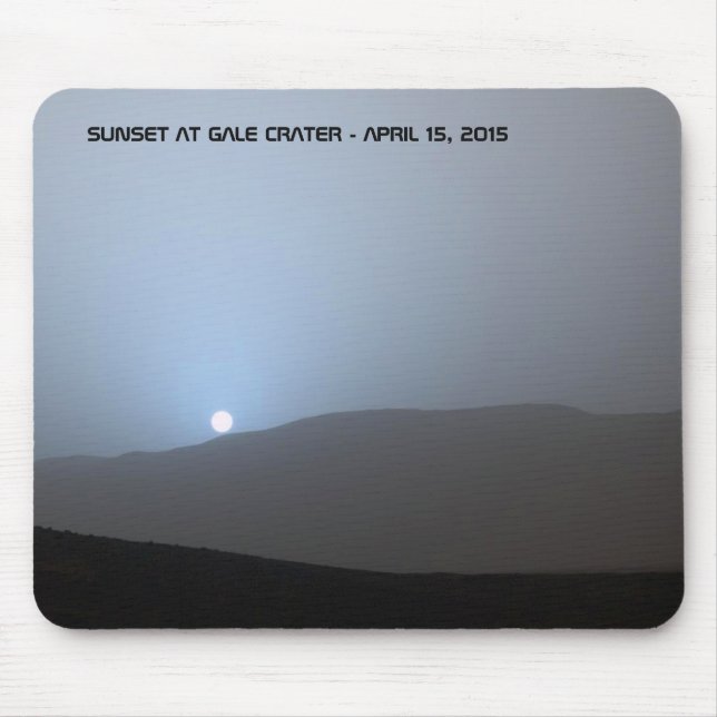 Blue Martian Sunset Musmatta (Framsidan)