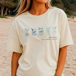 Blue Martini Bachelorette Beach Cover-Up eller Sso T Shirt