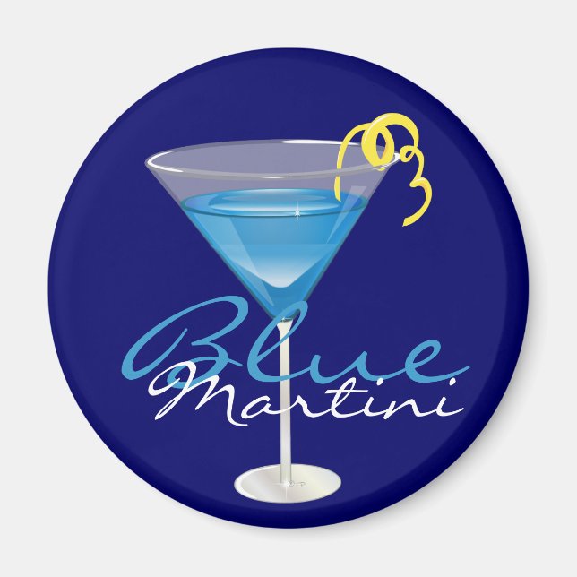 Blue Martini Magnet (Framsidan)
