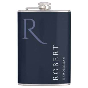 Blue Masculine Monogram Marskalkars Gift Fickplunta