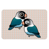Blue Mask Lovebird Adsible Pair