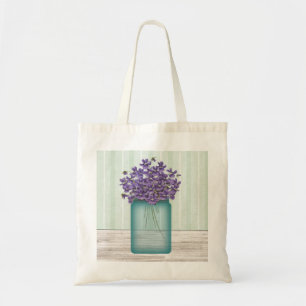 Blue Mason Burk i Violets Bag Tygkasse