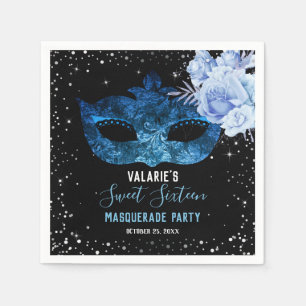 Blue MasqueraSweet sixteen Pappersservett