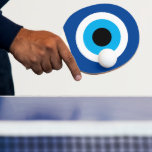 Blue Mati Evil Öga charm bord tennis Pingisracket<br><div class="desc">Blue Mati Evil Öga charm bord tennis Ping Pong Paddle. Blåmati Grekisk/turkisk symbol för skydd och lycka till. Anpassad design för hem,  party,  pub,  restaurang,  bröllop,  kontor osv.</div>