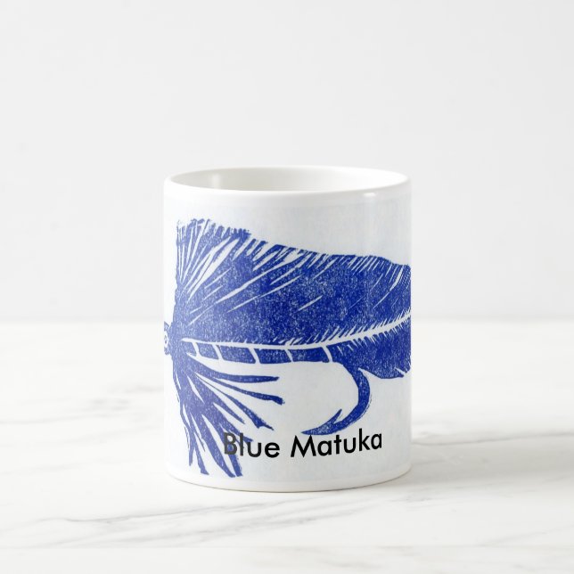 "Blue Matuka" Classic Trout Fly Mugg (Center)