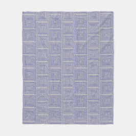 Blue Maze Fleecefilt