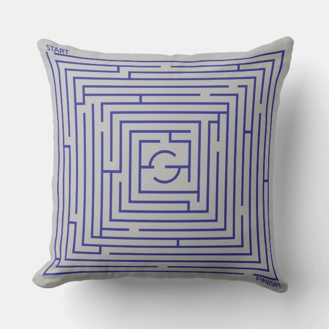 Blue Maze Kudde (Framsida)