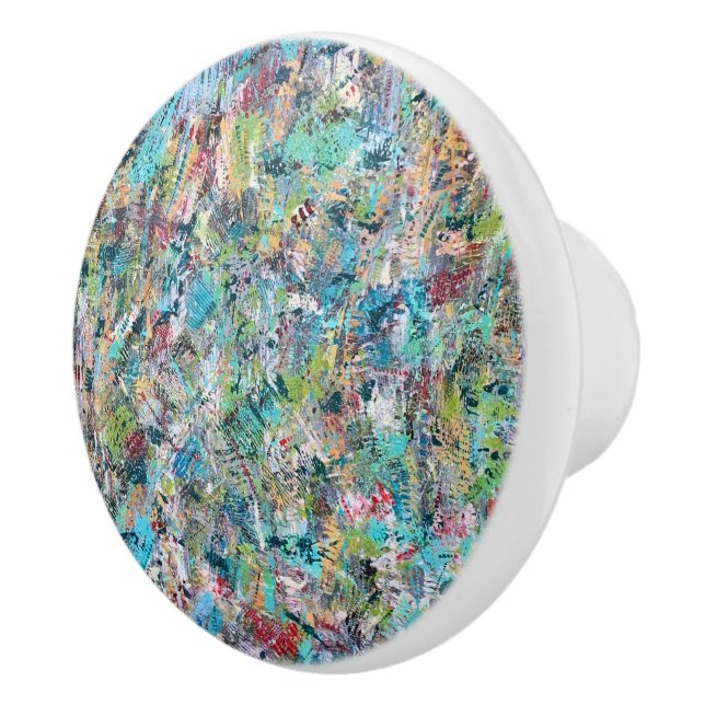 Blue Meadow Ceramic pull Knopp (Höger)