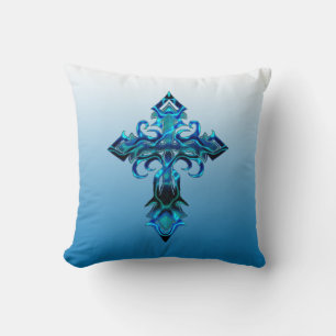 Blue Medieval Kor Dekorativ kudde