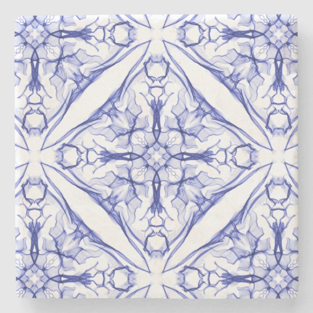 Blue Medieval Underlägg Sten (Framsidan)