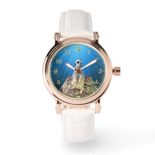 Blue Meerkat Night Pop Out Art. Armbandsur