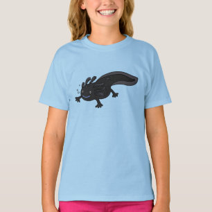 Blue Melanoid Axolotl T Shirt