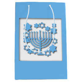 Blue Menorah