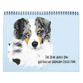 Blue Merle Australian shepherd 2 Page M.Calendar Kalender
