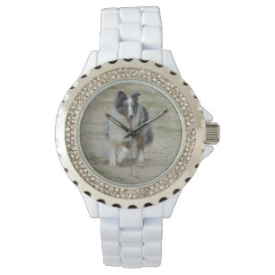 Blue Merle Australian shepherd Armbandsur