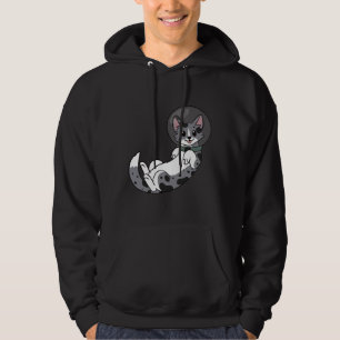 Blue Merle Corgi Space Hoodie