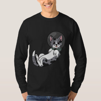 Blue Merle Corgi Space T Shirt