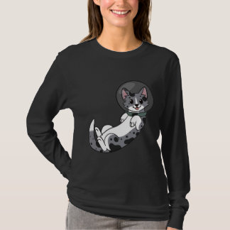 Blue Merle Corgi Space T Shirt