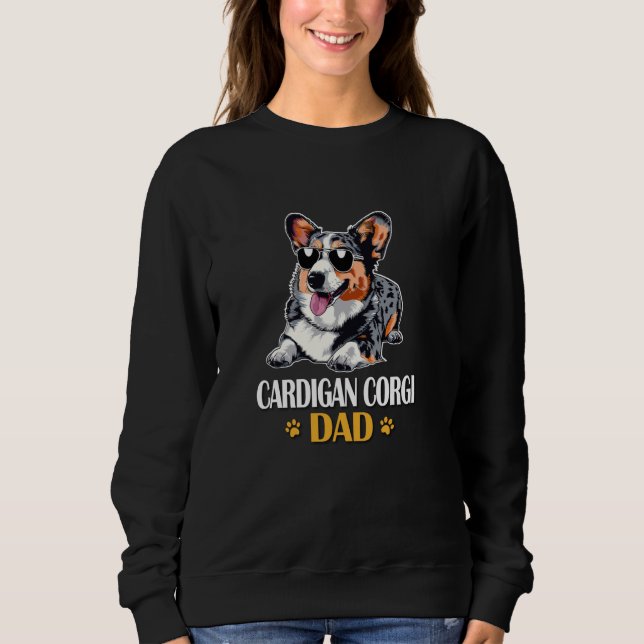 Blue Merle Corgi T Shirt (Framsida)